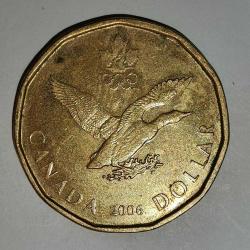KANADA  2006   1 DOLAR   HATIRA   XX Kış Olimpiyat Oyunları, Torino 2006