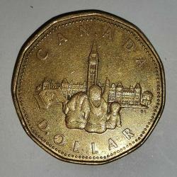 KANADA  1992    1 DOLAR   HATIRA   Kanada'nın 125. Yıl Dönümü - Parlamento