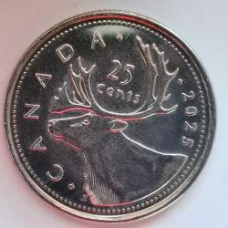 KANADA  2025    25 CENT