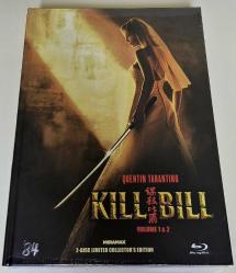 KILL BILL Volume 1 & 2  Bluray Limited Collector's Edition Mediabook 2 Disk Numaralı Versiyonu 300 Ad.