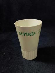 VİNTAGE ASPİRİN BARDAK. KOLEKSİYON DEKORLUK
