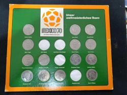 MEKSİKA 1970 DÜNYA KUPASI HATIRA SHELL JETONLARI