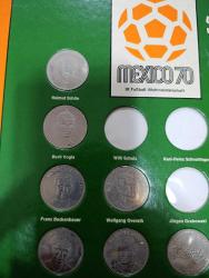 MEKSİKA 1970 DÜNYA KUPASI HATIRA SHELL JETONLARI