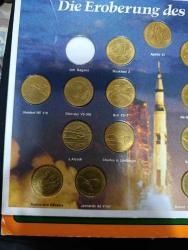 DÜNYA HAVACILIK OLAYLARI TEMALI HATIRA SHELL PİRİNÇ MADALYON SETİ