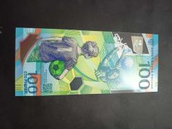 Dünya Kupasına Özel Basılan Rusya 100 Ruble(Çil, polimer) A Serisi