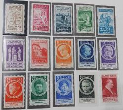 1935 Kadın Hakları Kongresi Hatıra Pullari Damgasız katalog 30000 tl Şarniyersiz mnh tam seri