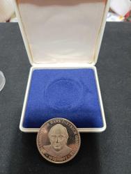 ALMANYA 1992 AUSSENMİNİSTER HANS DİETRİCH GENSCHER HATIRA MADALYON