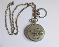 SERKİSOF MARKA T.C.D.D. TRENLİ KURMALI KÖSTEKLİ CEP SAATİ FAAL ÇALIŞIR DURUMDA