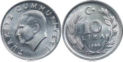 Türkiye Cumhuriyeti 1984 10 Lira  (8224)
