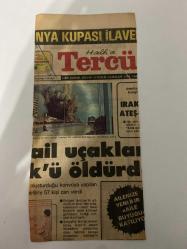 TERCÜMAN GAZETESİ KUPÜRÜ 30 x 13 cm ebatında Tek Yaprak 1980LER - TARİHTEN BUGÜNE İLHAN BARDAKÇI KÖŞE YAZISI -Ali Saib Bey-Rousseau-Reagan-Brejnev-Begin-Eski anayasa eski devletli-Anayasa kimindir-Anayasalar da eskir-Irak ateş-İsrail uçakları Lübnan’ı öldürdü