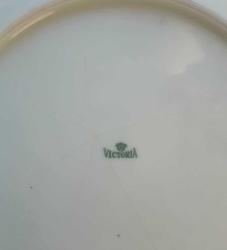 ORJİNAL VICTORIA ÇEKOSLAVAKYA 2 ADET TABAK