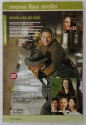 Mona lısa gülüşü ( Mona Lisa smile ) - Julia Roberts ~~~ Charli'nin melekleri ( Charlıe's angels ) - Cameron Diaz *** ÇİFT TARAFLI *** ~ #.. BROŞÜR..#