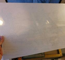 HİÇ KULLANILMAMIŞ ALMAN MALI BOYA SETİ. FIRÇASI VE BOYANACAK RESİM TAM TAKIM.