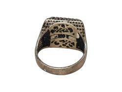 TUĞRA VE AY YILDIZLI GÜMÜŞ YÜZÜK