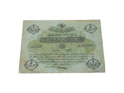 OSMANLI 5 KURUŞ KAĞIT PARA