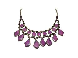 PEMBE AKİK TAŞLI GERDANLIK