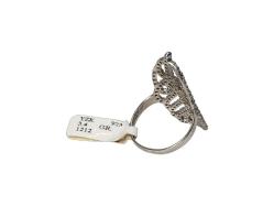 ÇİÇEK FORMLU ABİYE GÜMÜŞ YÜZÜK