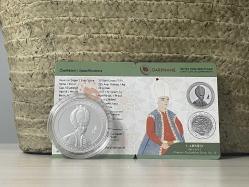 2023 - 1. Ahmet (Ahmed) - Osmanlı Padişahları Serisi No:14 - Darphane Sertifikalı Gümüş Hatıra Para - Çil kondisyon