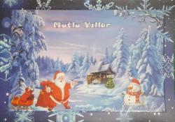 YILBAŞI Laklı Sim Görünümlü KARTPOSTAL no3 arka baskısız