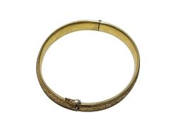 ANTİKA ALTIN KAPLAMA HAÇ DESENLİ BİLEZİK