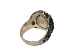 AY YILDIZLI GÜMÜŞ YÜZÜK