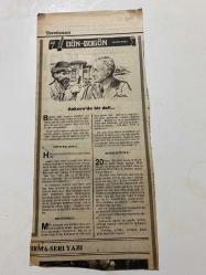 TERCÜMAN GAZETESİ KUPÜRÜ 33 x 13 cm ebatında Tek Yaprak 1980LER - TARİHTEN BUGÜNE İLHAN BARDAKÇI KÖŞE YAZISI -Bardakçı-Refik Halit Karay-Celal Bayar-Ankara’da bir deli-Şuraya bak şuraya-Der ki Frenkler-Bir ikincisi de der ki-Kur’an-ı Kerim-24 Ocak Sistemini yaşatmak için gereken tedbiri aldı