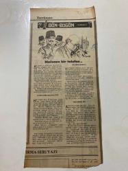 TERCÜMAN GAZETESİ KUPÜRÜ 33 x 13 cm ebatında Tek Yaprak 1980LER - TARİHTEN BUGÜNE İLHAN BARDAKÇI KÖŞE YAZISI -Bardakçı-Hüseyin Cahid-Yakup Cemil-Enver-Arnavut Sadık-Dinlenen bir telefon-Siyasetçinin alkış bekleyeni-Cani sensin sen-Küçük ve büyük kavga çıkacak
