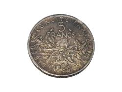 1962 GÜMÜŞ 5 FRANK