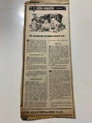 TERCÜMAN GAZETESİ KUPÜRÜ 40 x 13 cm ebatında Tek Yaprak 1980LER - TARİHTEN BUGÜNE İLHAN BARDAKÇI KÖŞE YAZISI -Bardakçı-Şu Japon’un ettiğine bakın siz-Uyanış neden-Japon eğitimi gerici oluyor-Kıyametin perde arkası-Müstemleke kafası oldu ki-Ansiklopedik İslam Lügati-Komisyon üyelerinin muhalefet şerhleri belli oldu-Kastelli-Karar verdim kesinlikle Türkiye’ye döneceğim-Nazlı Ilıcak