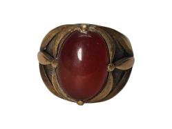 AKİK TAŞLI GÜMÜŞ YÜZÜK