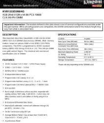 KINGSTON 8 GB (4+4) 1333 Mhz DDR3 PC Masaüstü RAM (Sorunsuz , Kaliteli, İkinci El)