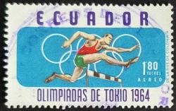 +++ EKVADOR OLİMPİYAT      1964    - DAMGALI