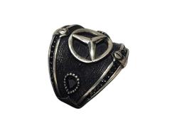 MERCEDES YILDIZLI GÜMÜŞ YÜZÜK