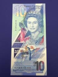 Doğu Karayipler 10 Dolar . Çil. Polimer.