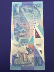 Doğu Karayipler 10 Dolar . Çil. Polimer.
