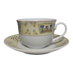 LOT.10 » Vintage Çiçek ve Kelebek Desenli Çay Fincanı