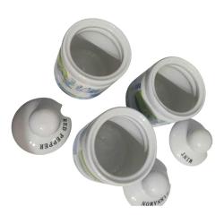 Vintage Seramik Baharatlık Seti - (Nane ,Kırmızı Biber, Tarçın)