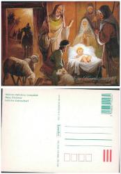 Yabancı Noel Konulu Kartpostal, Kullanılmamış