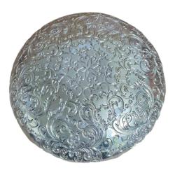 Nakışlı Vintage Beyaz Dantel Tabak