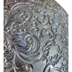 Nakışlı Vintage Beyaz Dantel Tabak