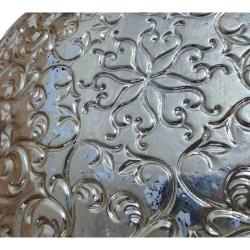 Nakışlı Vintage Beyaz Dantel Tabak