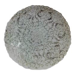 Nakışlı Vintage Beyaz Dantel Tabak