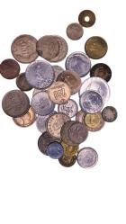 karışık farklı yerli madeni para lotu
