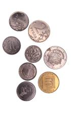 karışık yabancı madeni para lotu