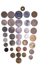 karışık farklı yerli maddeni para lotu