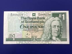 İskoçya 1 Pound 1991. Çil.