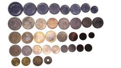 karışık farklı madeni para lotu