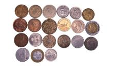 karışık yabancı madeni para lotu