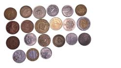 karışık yabancı madeni para lotu