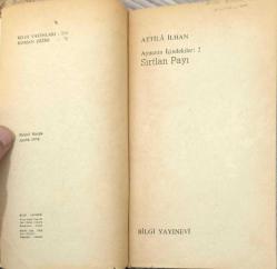 Sırtlan Payı [İLK BASKI]